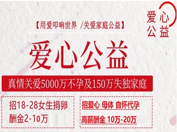 沛县捐卵助孕生子 爱心志愿者招募